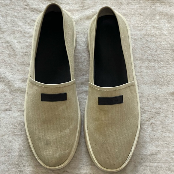 Fear of God Other - Fear of God Beige Canvas Slip-Ons
